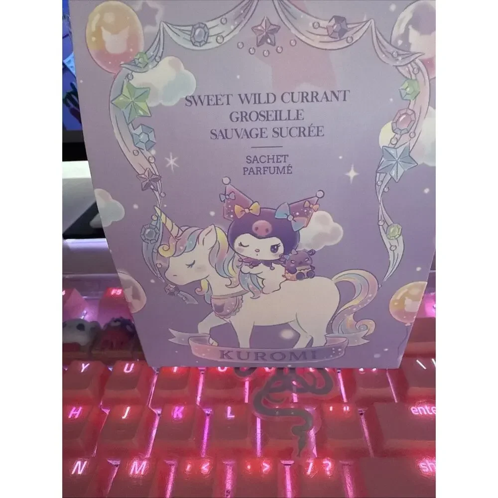 Sanrio Kuromi Sachet Wild Currant Scented Air Freshener Drawer Closet 2023 Set 4